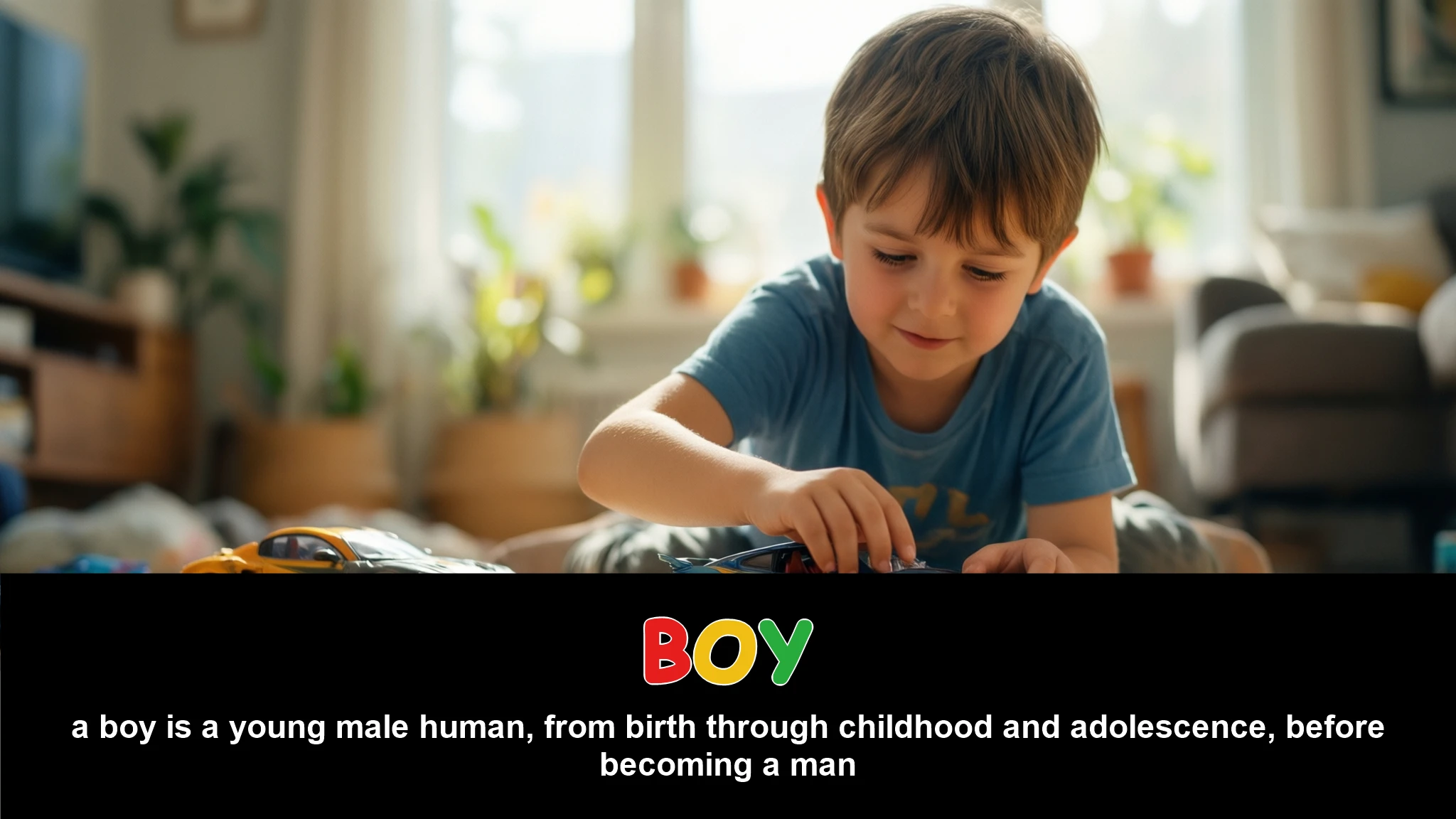 English Illustration for boy